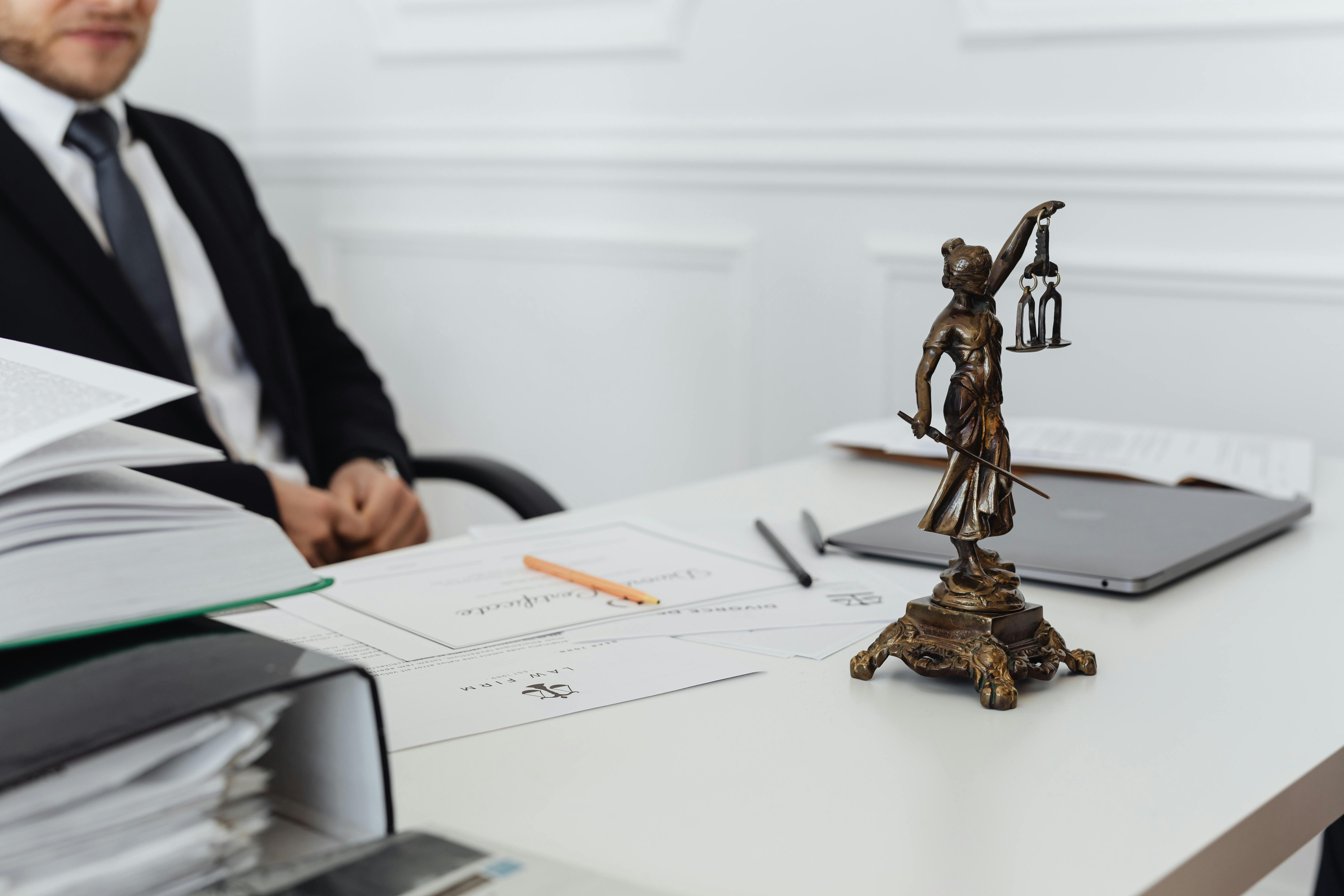 man siting at desk